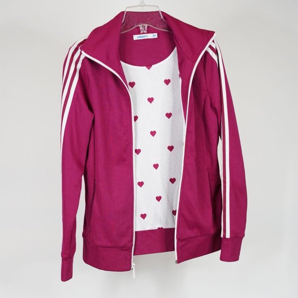 Ladies Adidas Pink Track Jacket - Picture 3 of 3